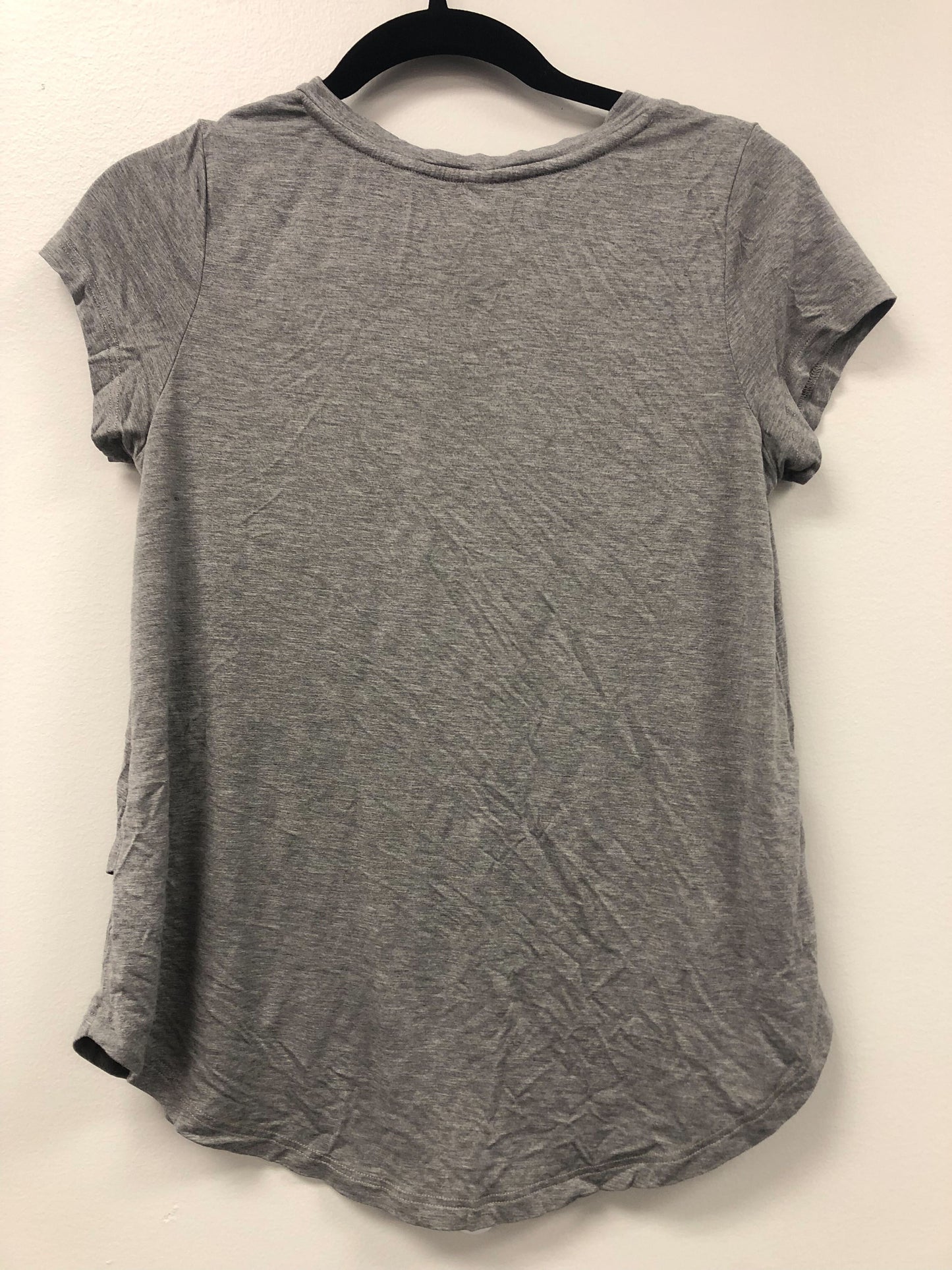 Outlet 5518 - Printed V-Neck Boyfriend Nursing Tee - Grey - Extra Extra Small