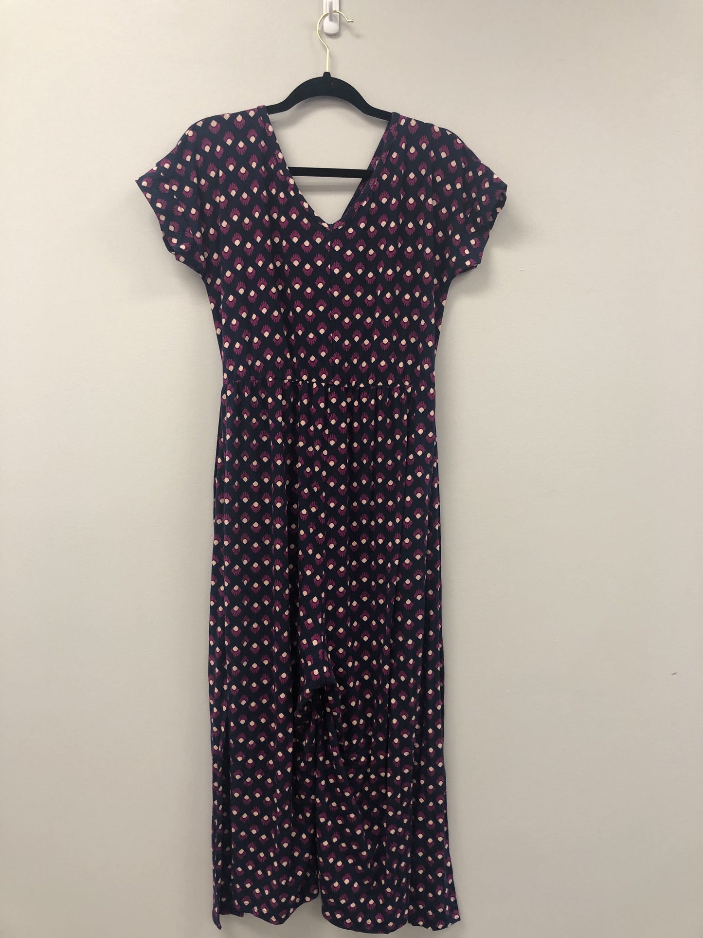 Outlet 5635 - Latched Mama V-Neck Nursing Jumpsuit - Treasure Cove - Medium