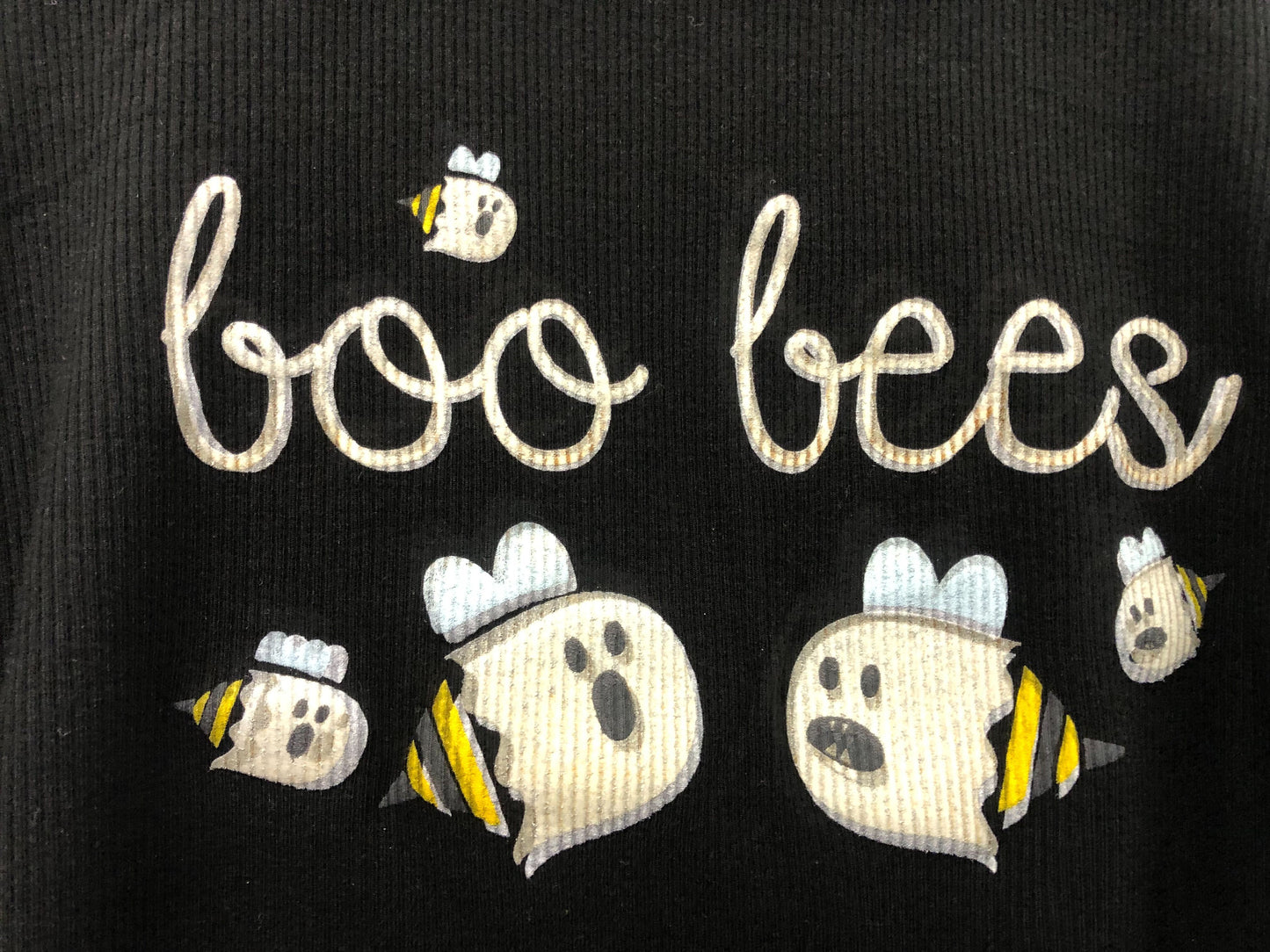 Outlet 5948 - Latched Mama Ribbed Nursing Tank - Glow Boo-Bees - Large