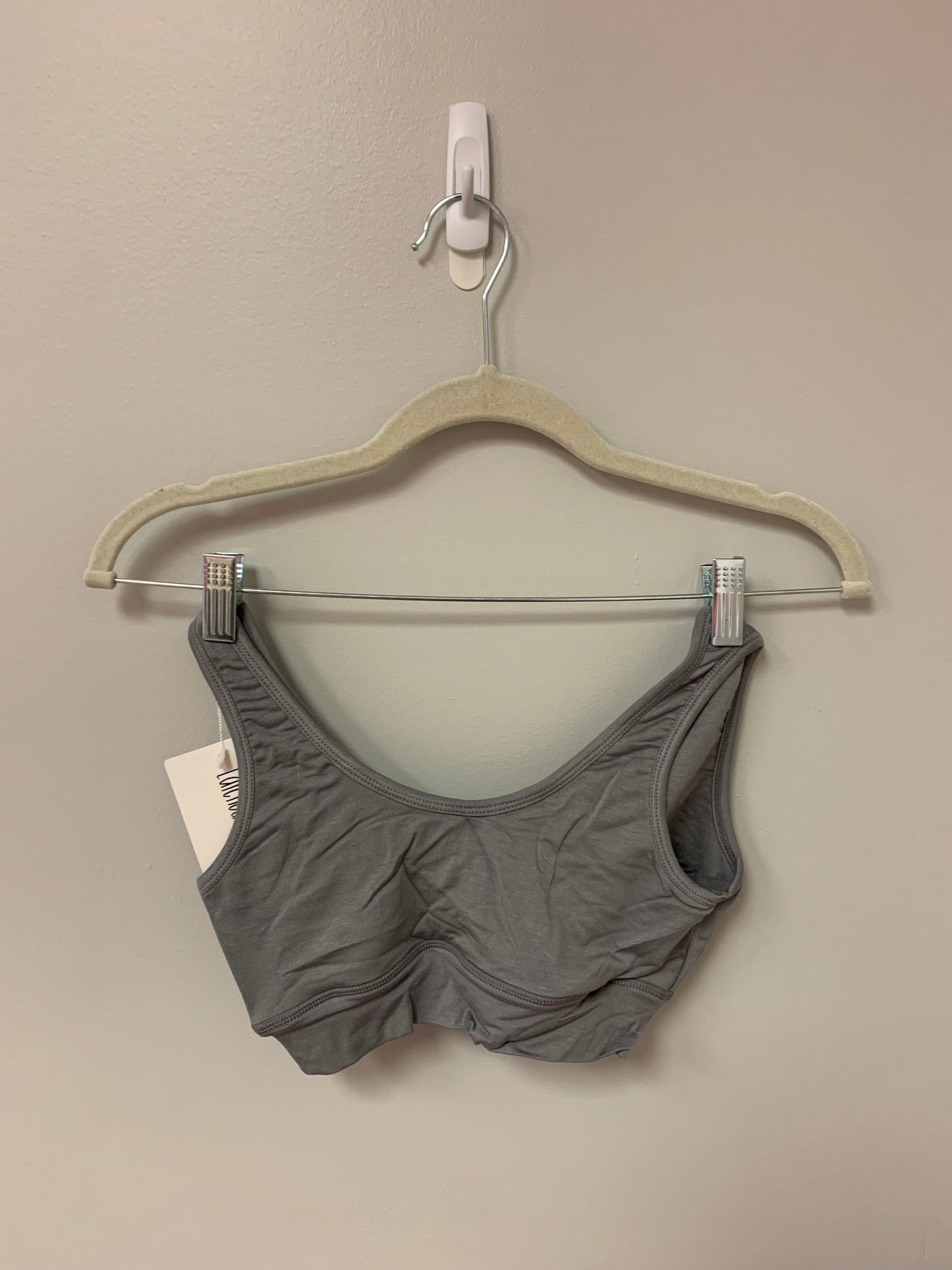 Outlet 5480 - Latched Mama Scoop Back Nursing Bra - Grey - Extra Small