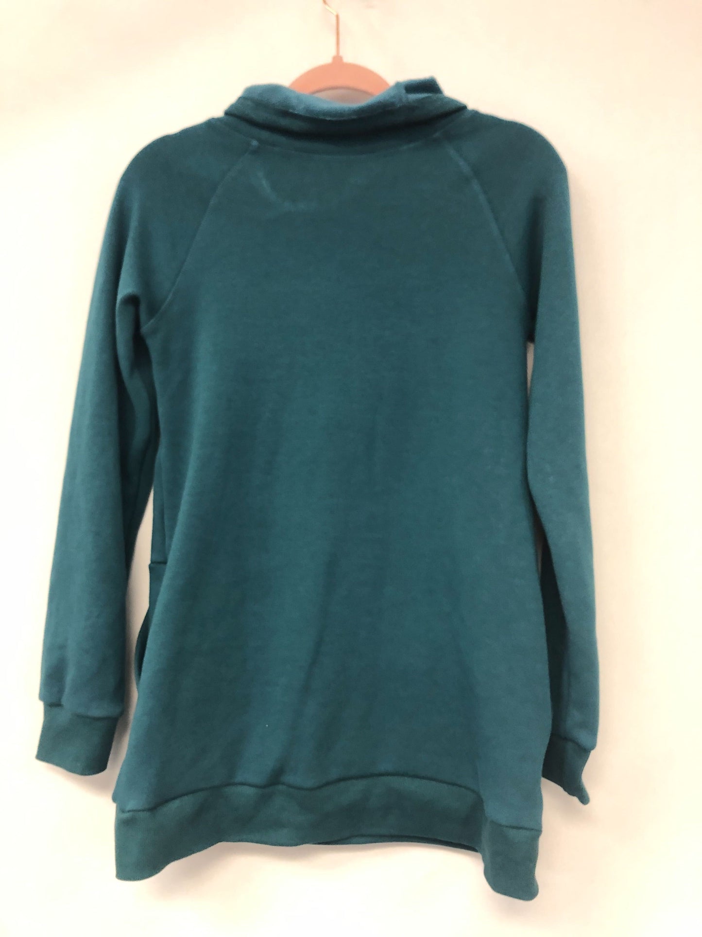 Outlet 6082 - Latched Mama Embroidered Harbor Snap Nursing Pullover - Peacock - Small