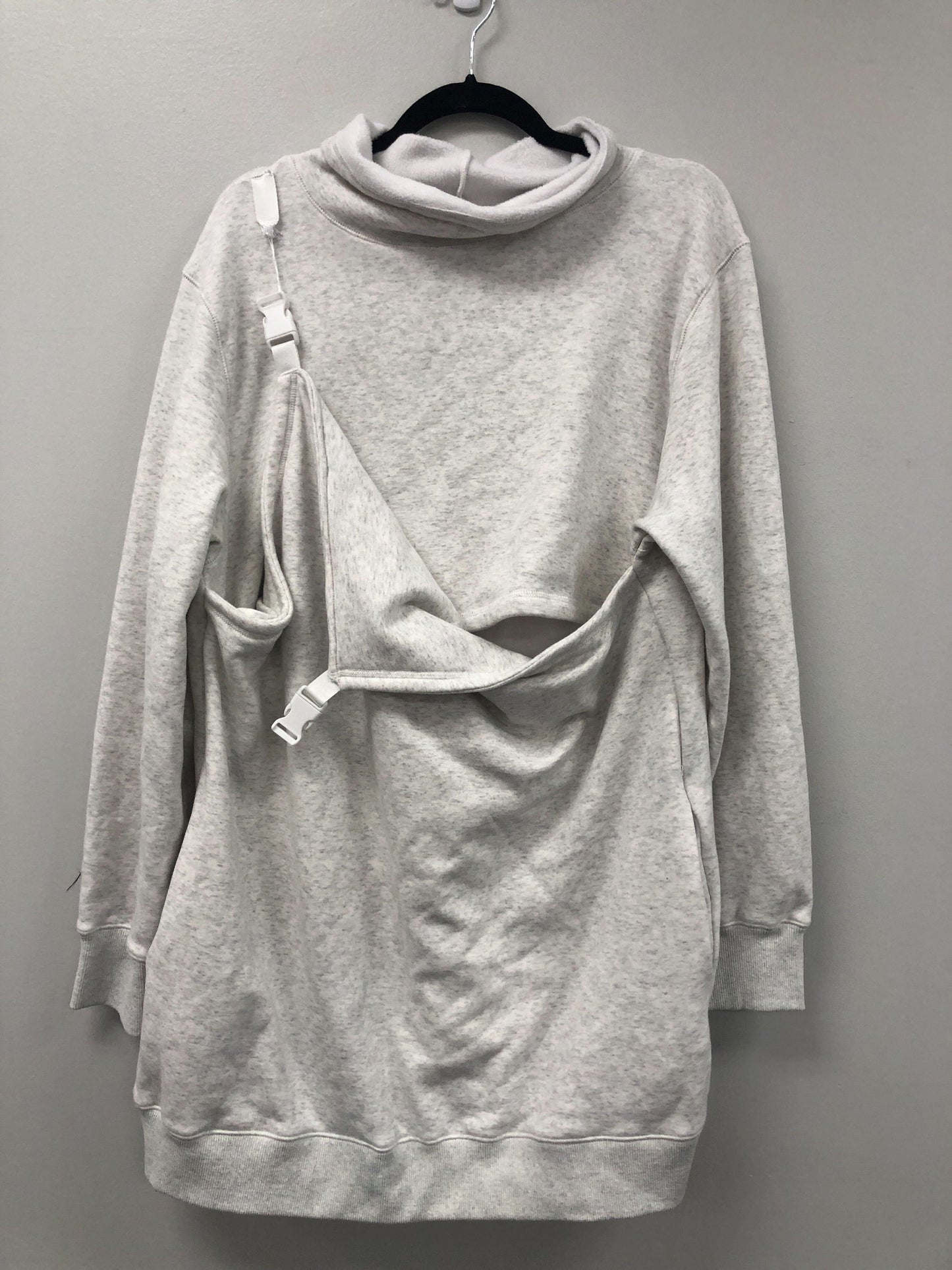 Outlet 5840 - Latched Mama Buckle & Go Babywearing Pullover - Oatmeal - Extra Large