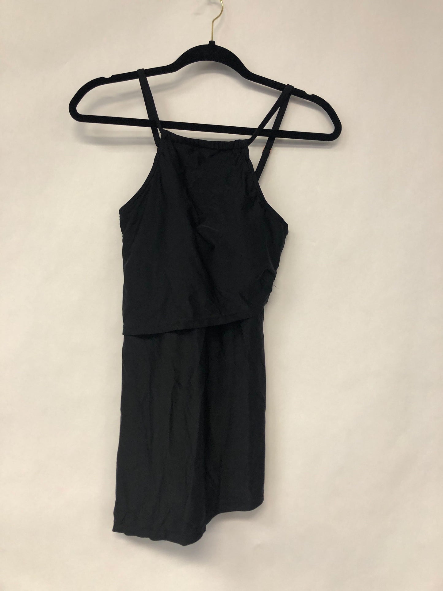 Outlet 6281 - Latched Mama Asymmetrical Nursing Swim Tank - Black - Extra Small