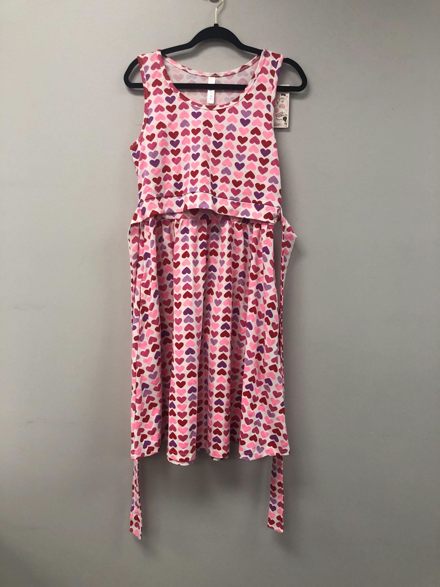 Outlet 5980 - Latched Mama Sunkissed Nursing Sundress - Hearts - Medium