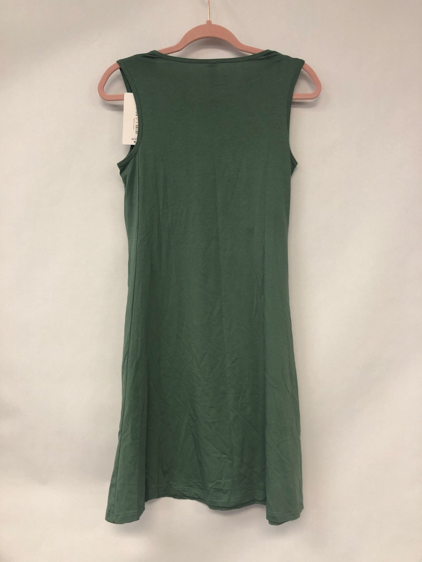 Outlet 6106 - Latched Mama Drawstring Tank Dress 2.0 - Fern - Small