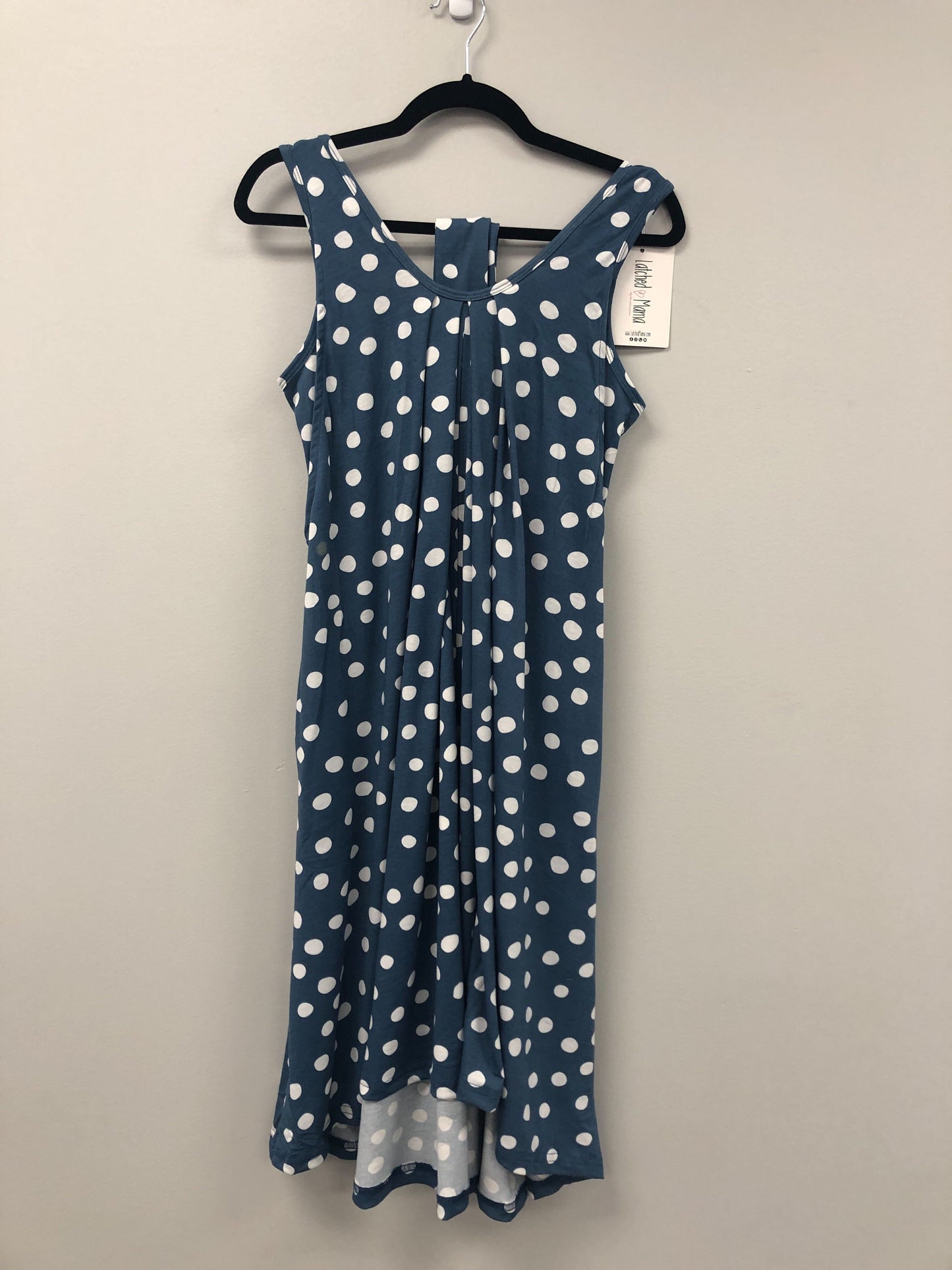 Outlet 5857 - Latched Mama Printed Nursing Romper - Ocean Dots - Standard