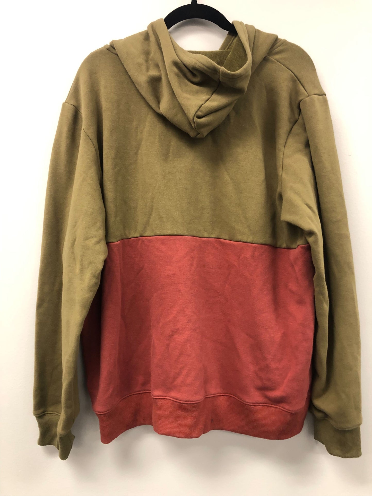 Outlet 5535 - Latched Mama Trailblazer Nursing Hoodie - Olive/Rust - 2X
