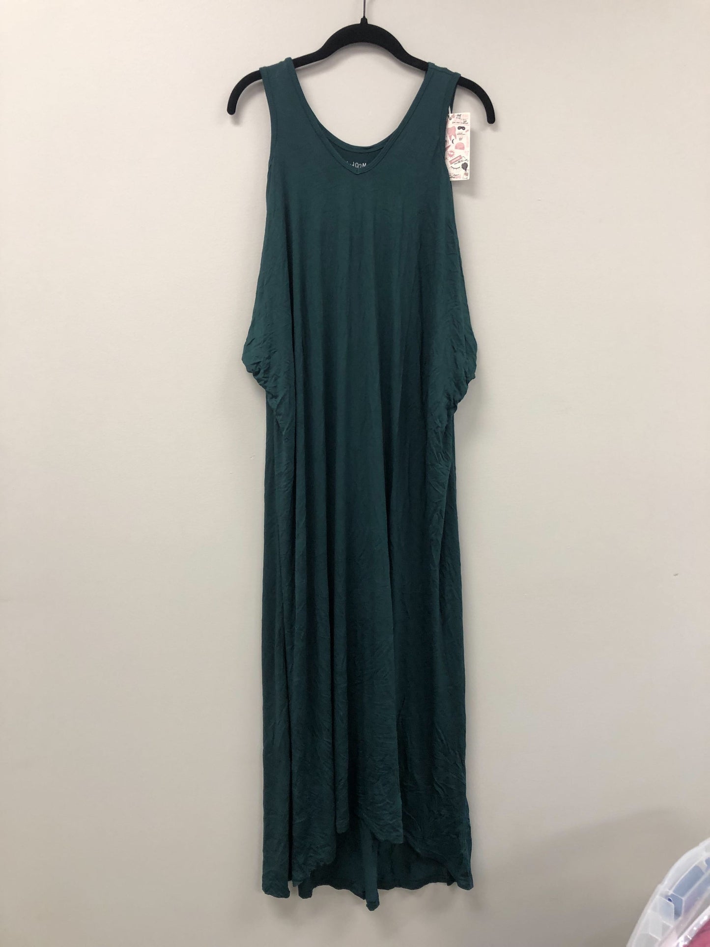 Outlet 5940 - Latched Mama Cocoon Maxi Nursing Dress - Forest Green - Extra Small