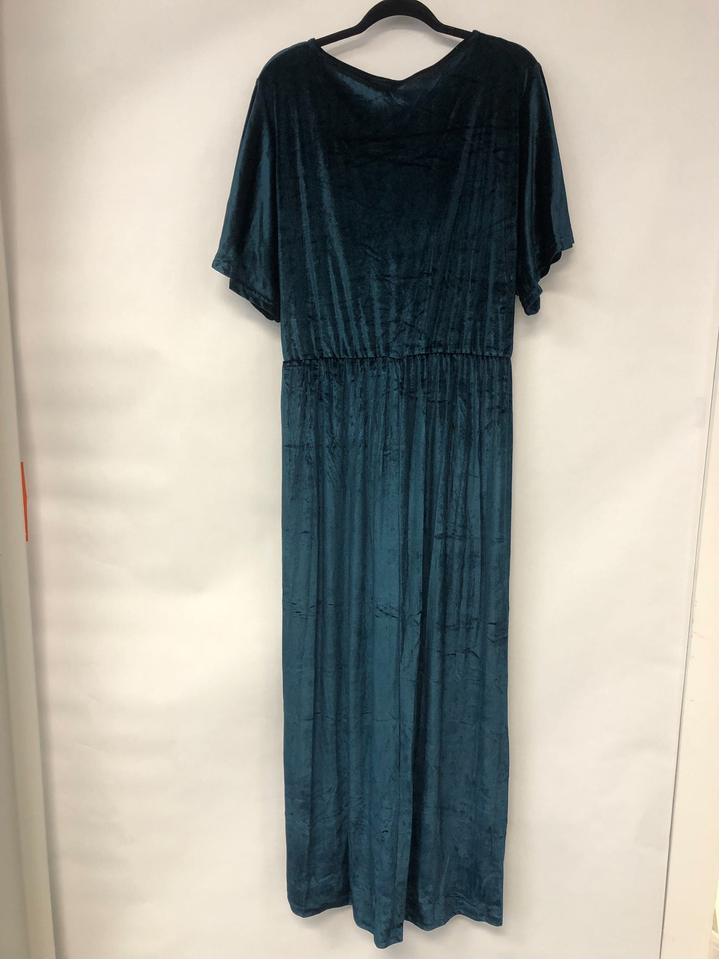 Outlet 6030 - Latched Mama Velour Nursing Maxi - Peacock - 3X