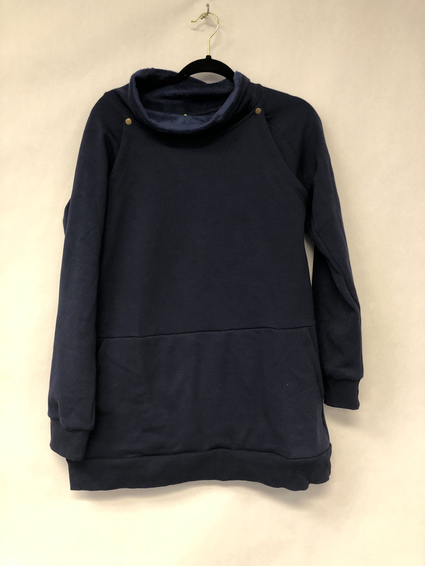 Outlet 6272 - Latched Mama Harbor Snap Nursing Pullover - Navy - Large