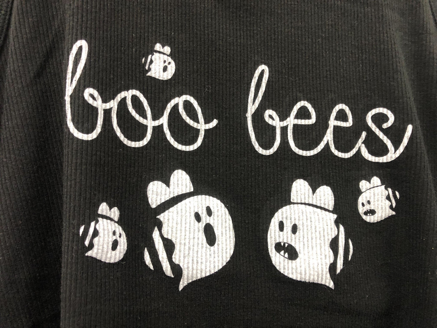 Outlet 5947 - Latched Mama Ribbed Nursing Tank - Glow Boo-Bees - Large