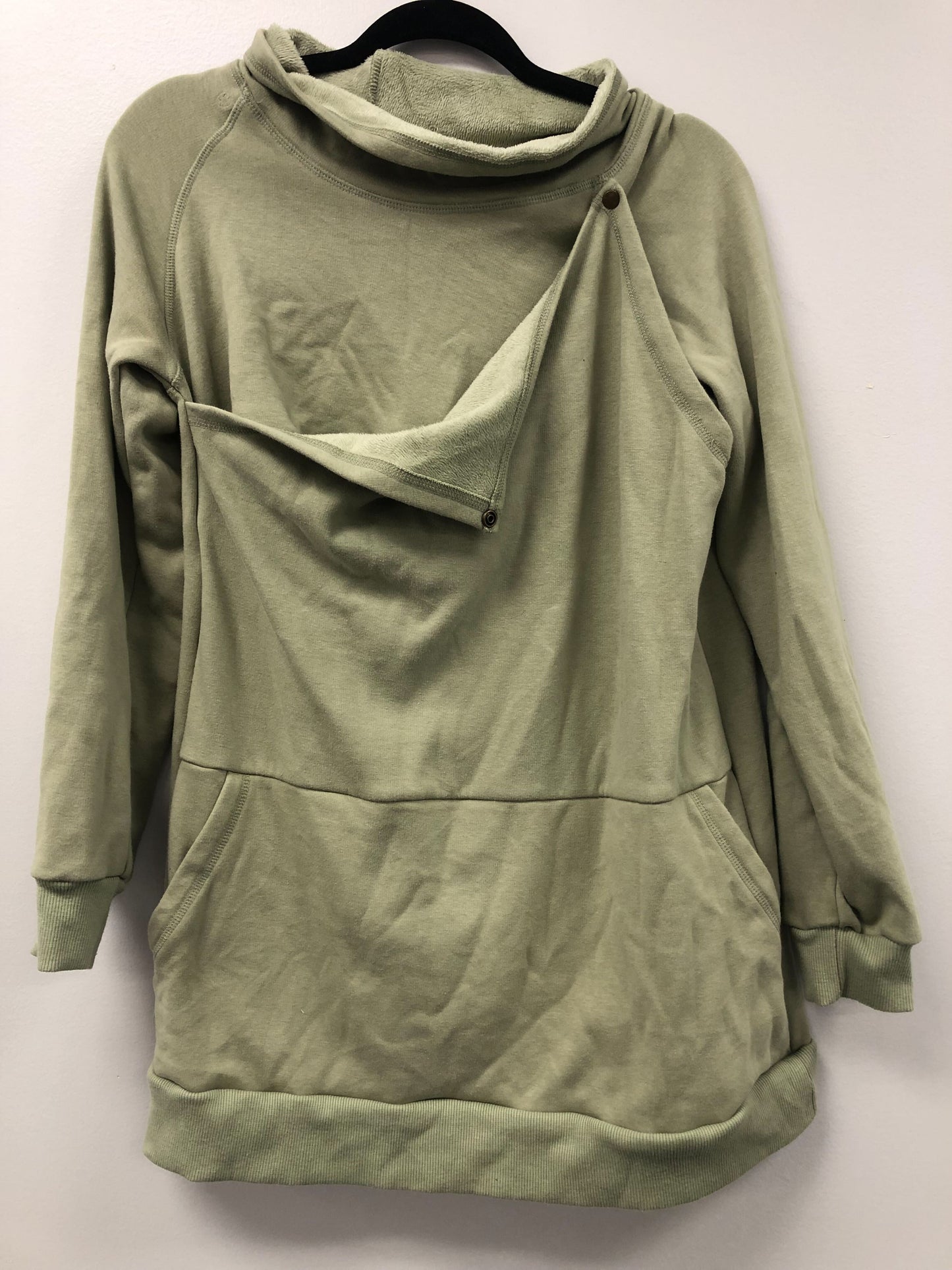Outlet 5507 - Latched Mama Harbor Snap Nursing Pullover - Fern - Large