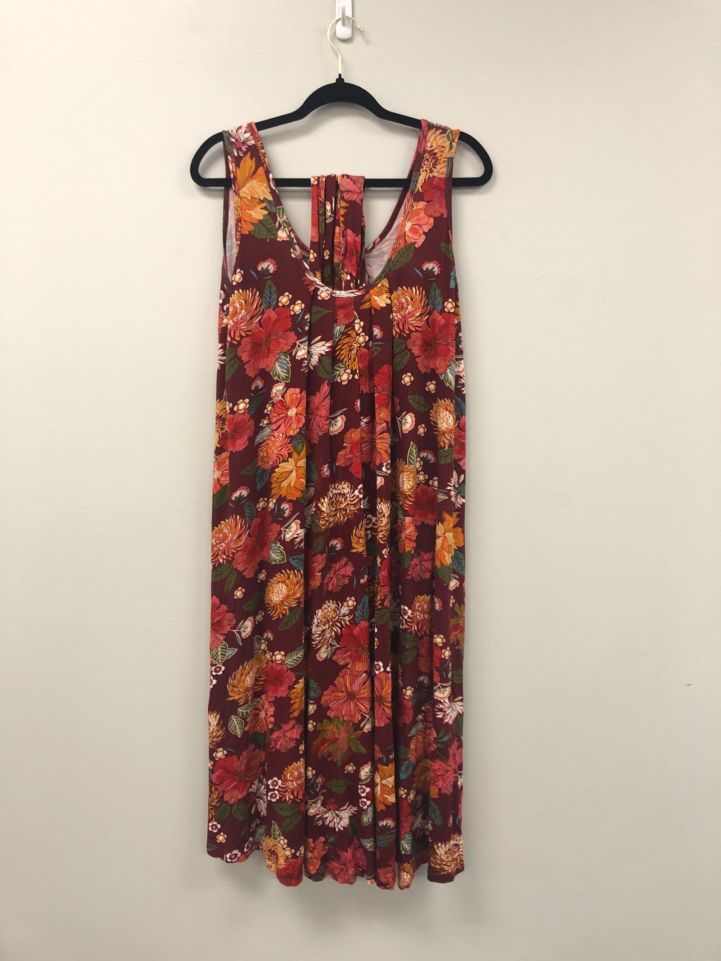 Outlet 5815 - Latched Mama Printed Nursing Romper - Wine Retro - Standard
