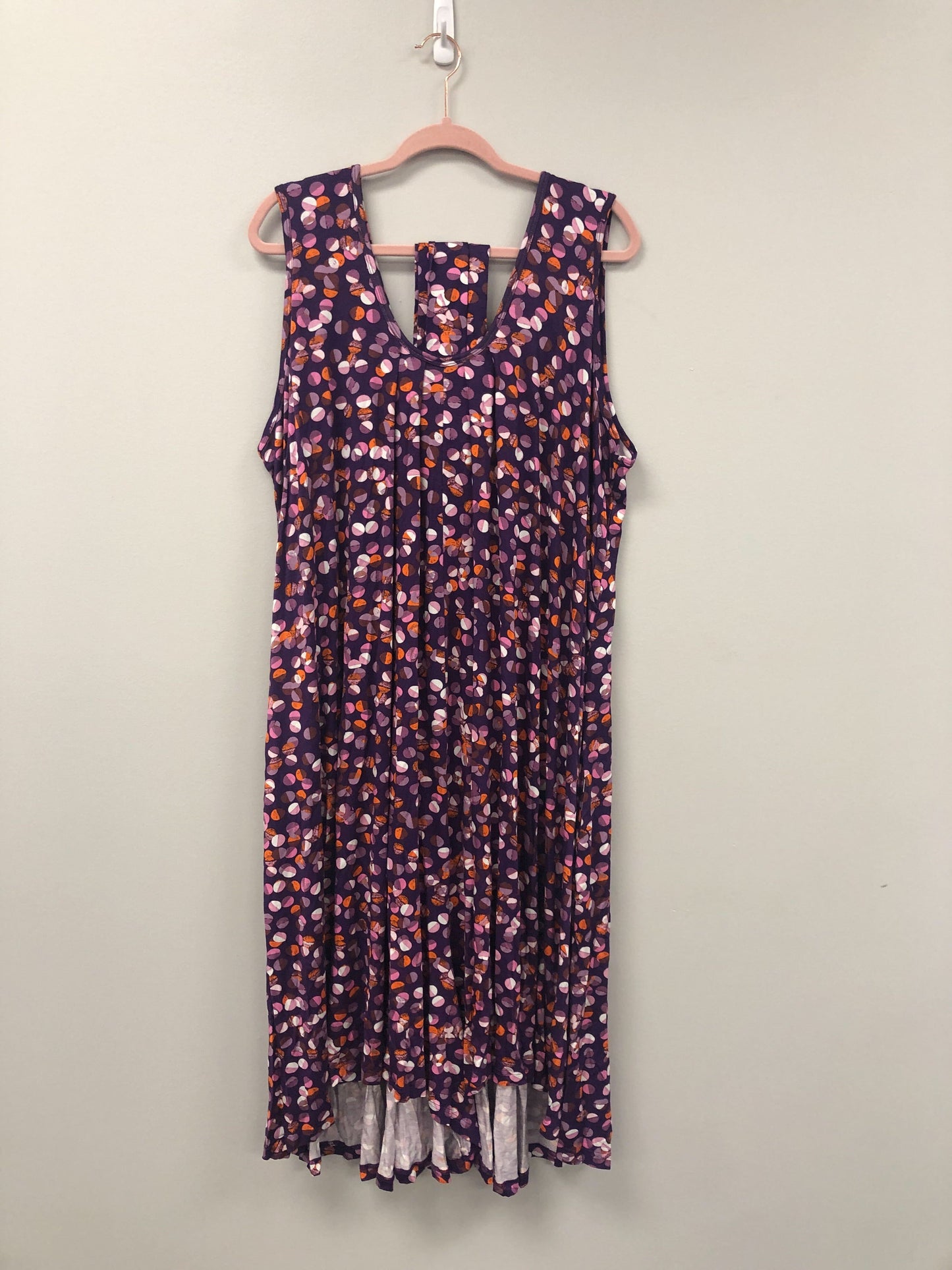 Outlet 5870 - Latched Mama Printed Nursing Romper - Grape Glimmer - Plus