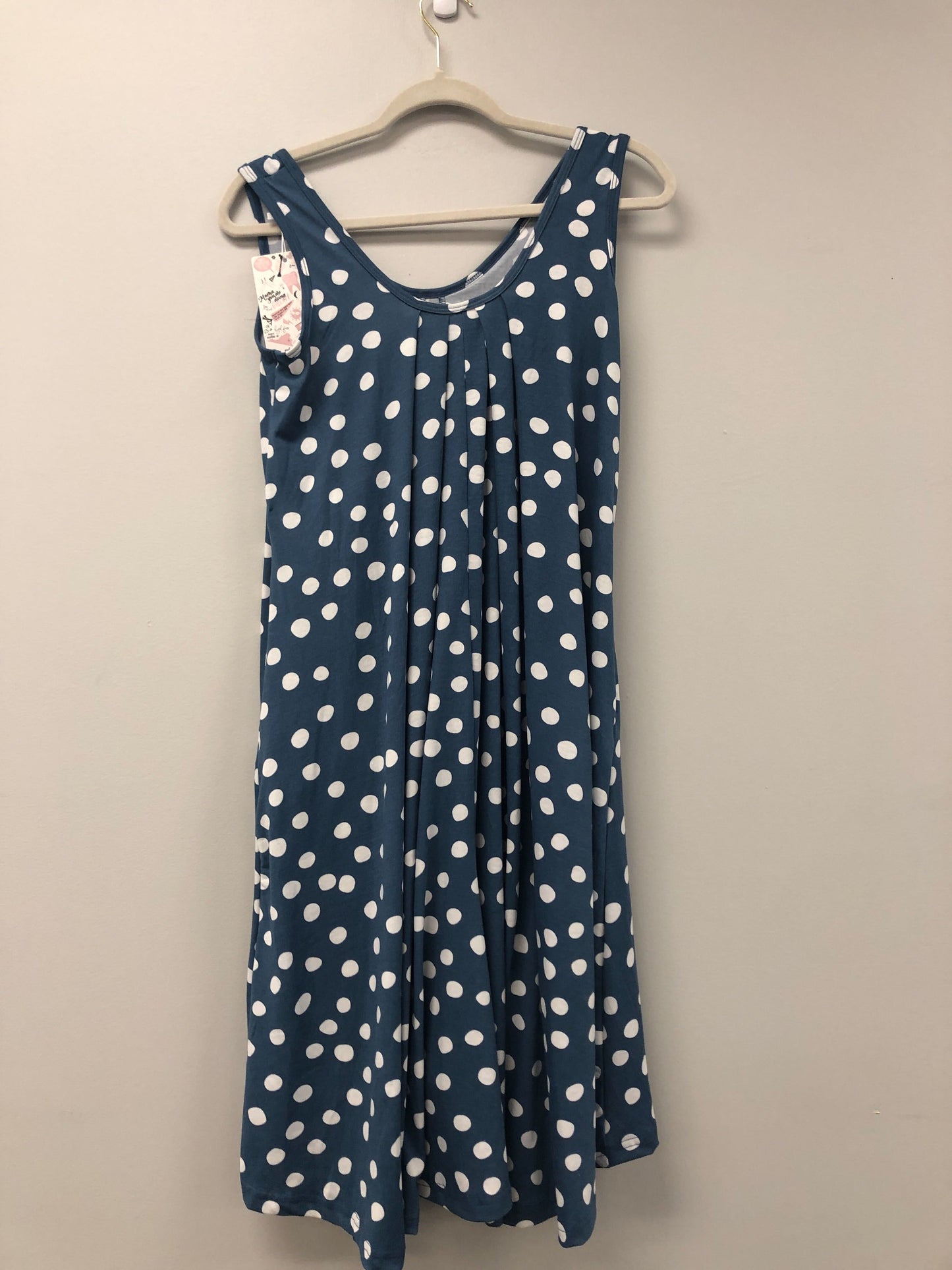 Outlet 5598 - Latched Mama Printed Nursing Romper - Ocean Dots - Petite