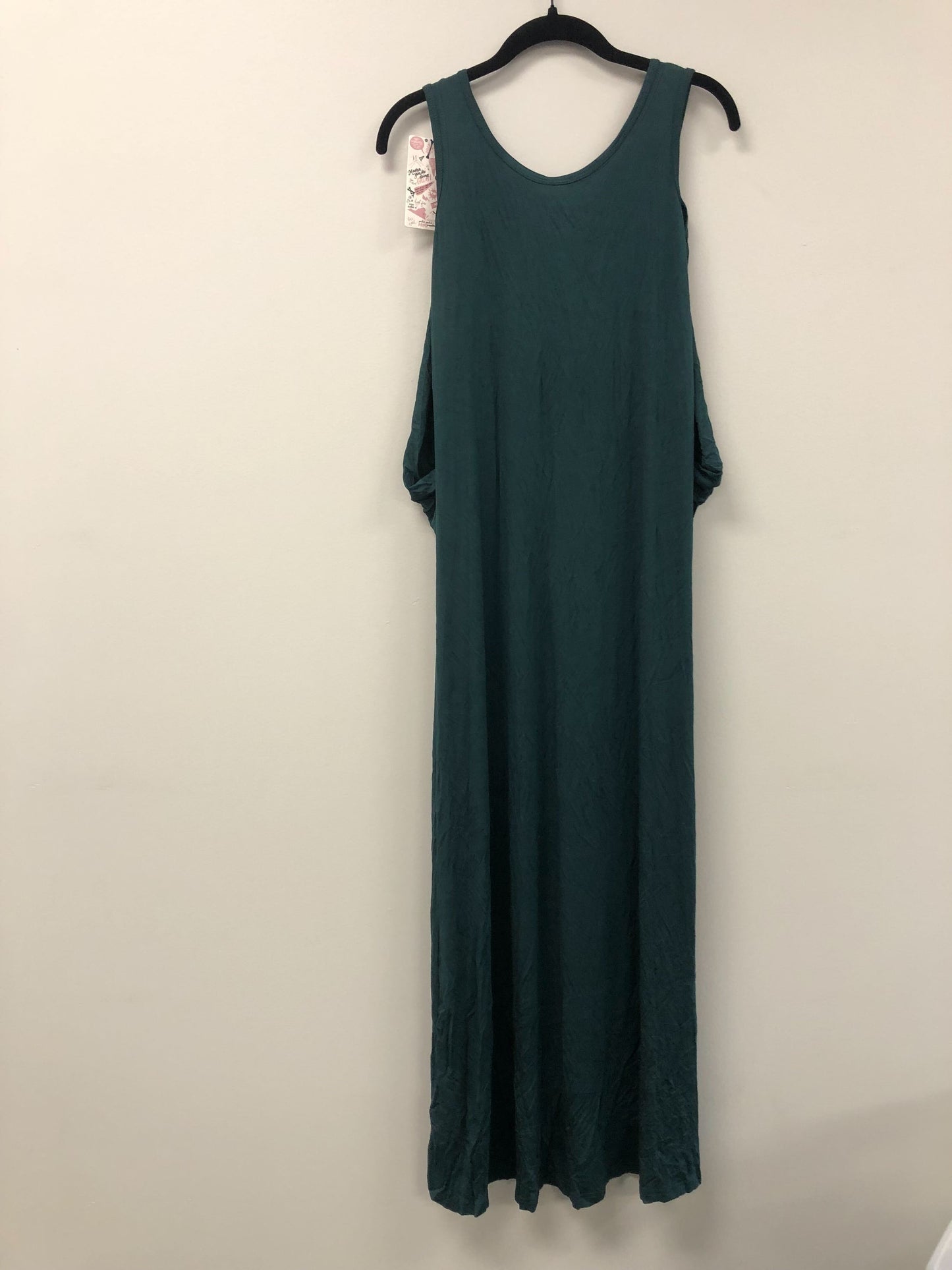 Outlet 5940 - Latched Mama Cocoon Maxi Nursing Dress - Forest Green - Extra Small