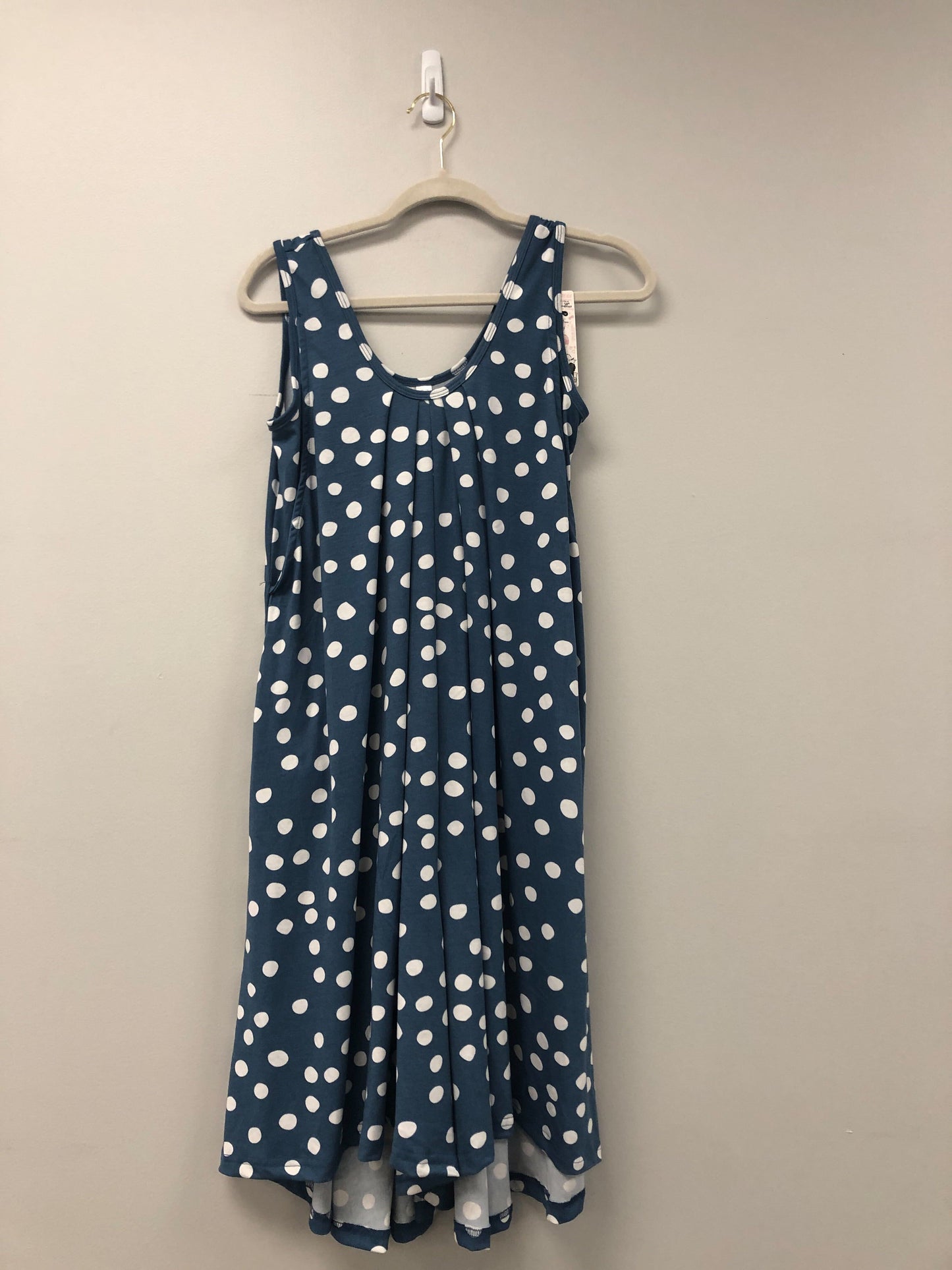 Outlet 5598 - Latched Mama Printed Nursing Romper - Ocean Dots - Petite