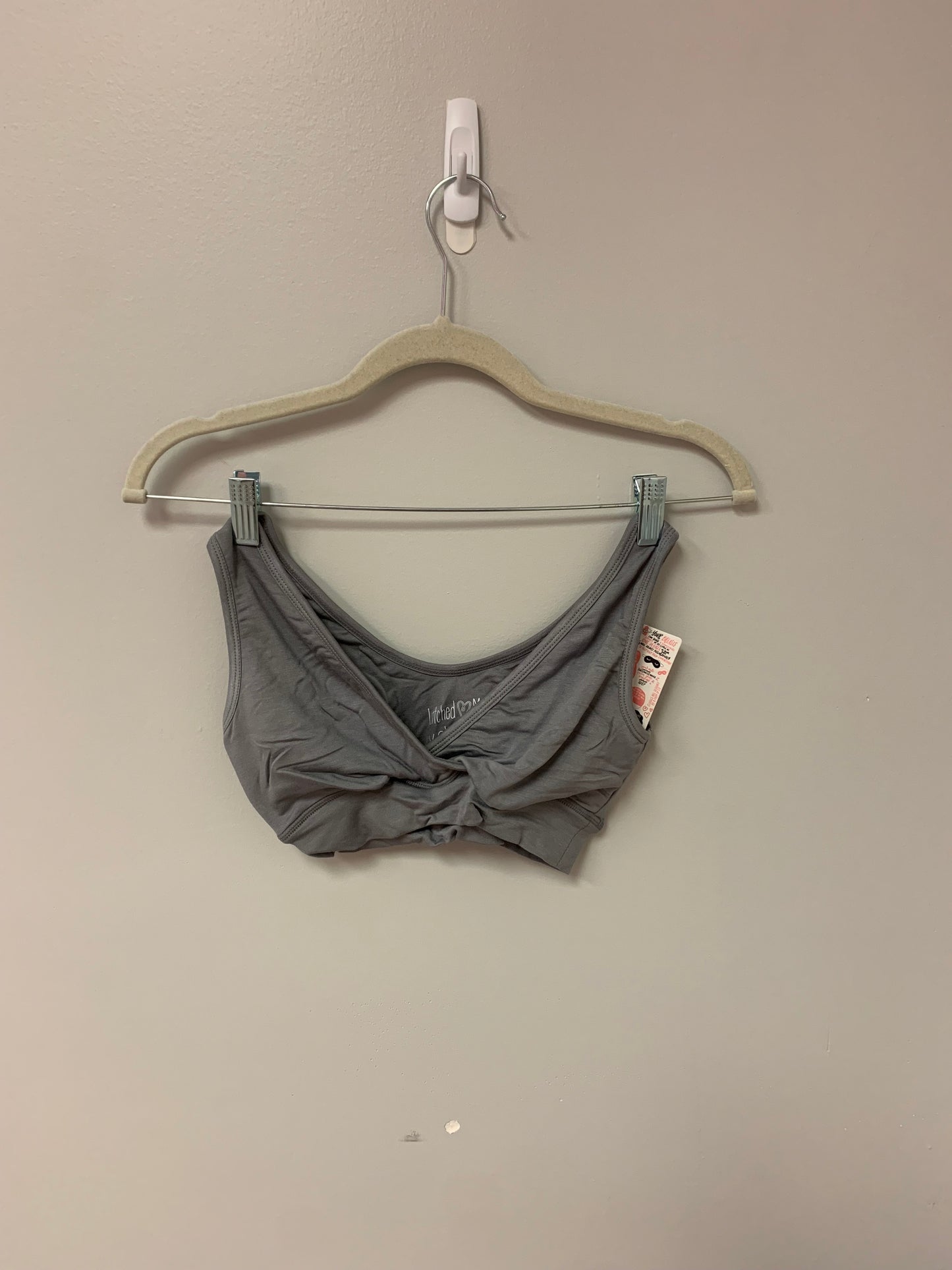 Outlet 5480 - Latched Mama Scoop Back Nursing Bra - Grey - Extra Small