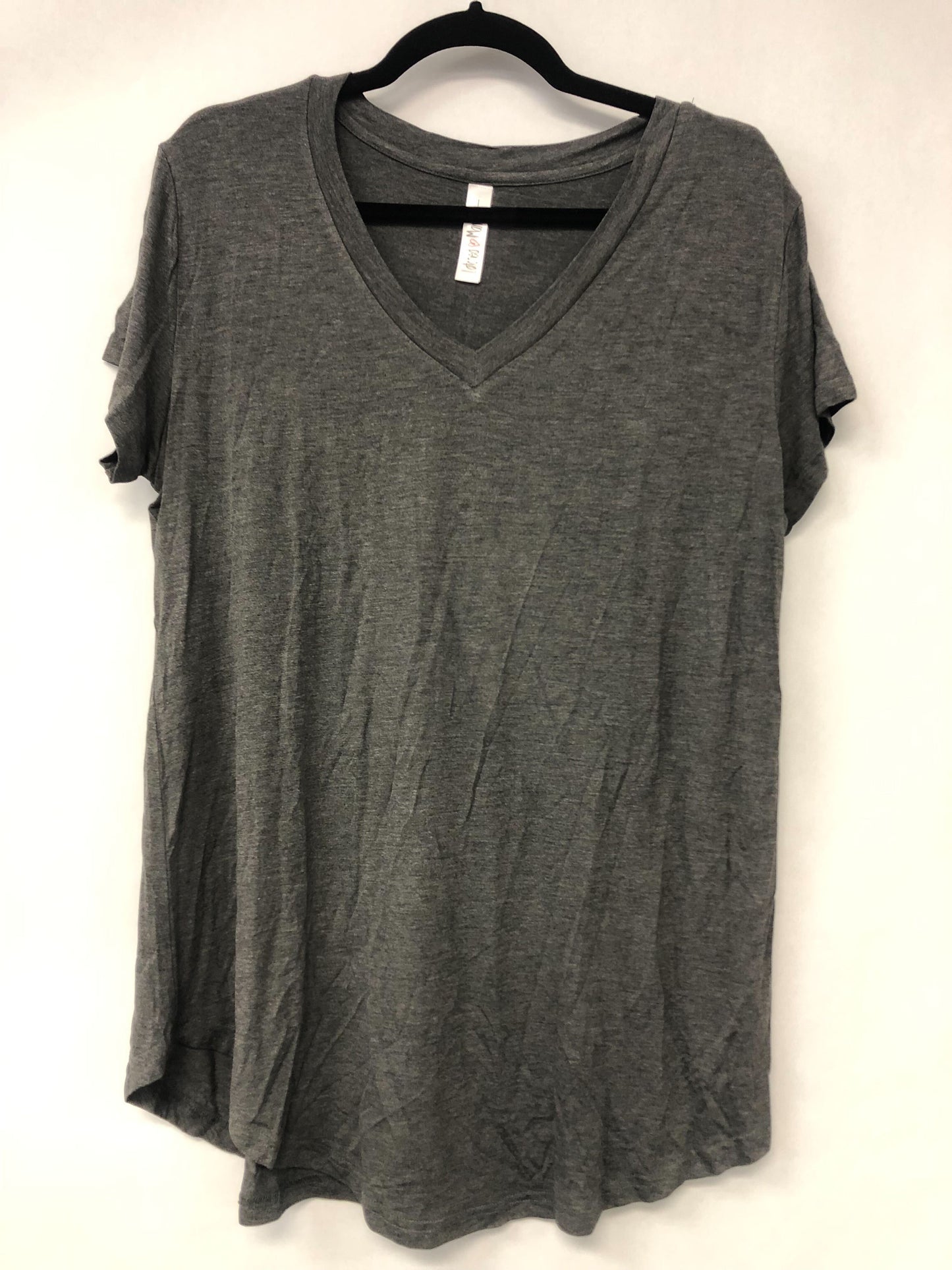 Outlet 6199 - Latched Mama Favorite Non-Nursing Tee - Heathered Charcoal - Large
