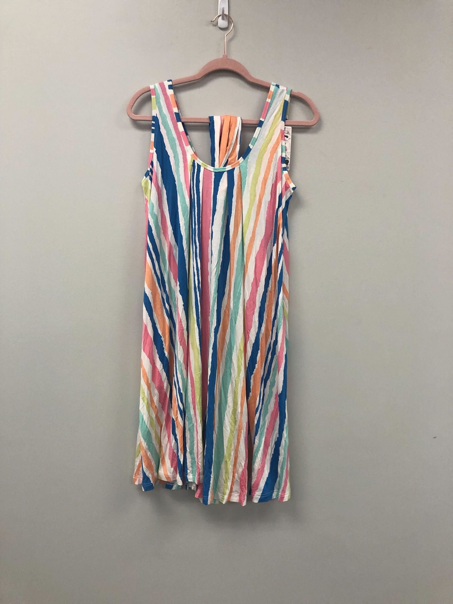 Outlet 5662 - Latched Mama Printed Nursing Romper - Summer Stripes - Petite