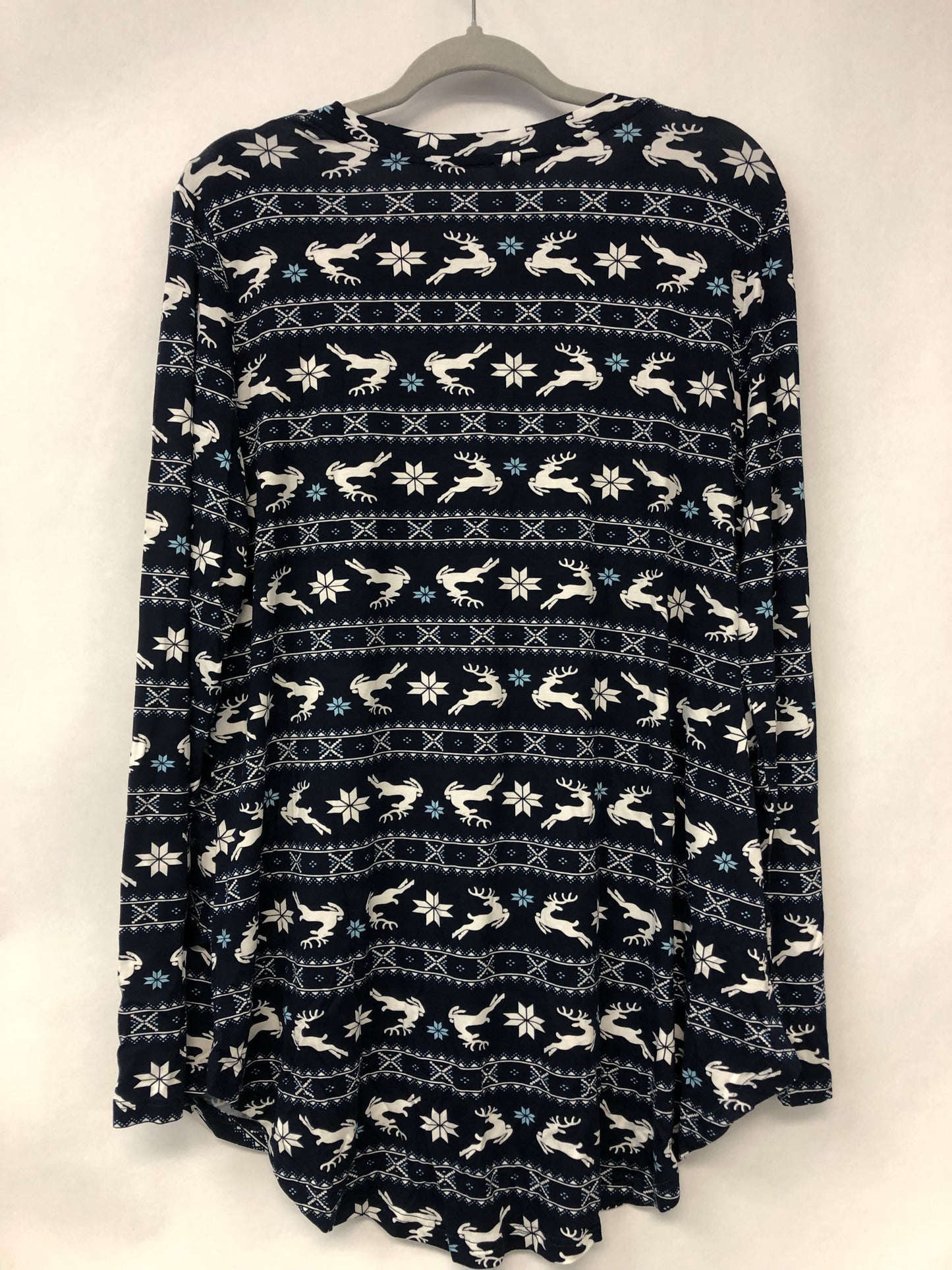 Outlet 6151 - Latched Mama Long Sleeve V-Neck Tee - Winter Wonderland - Extra Large