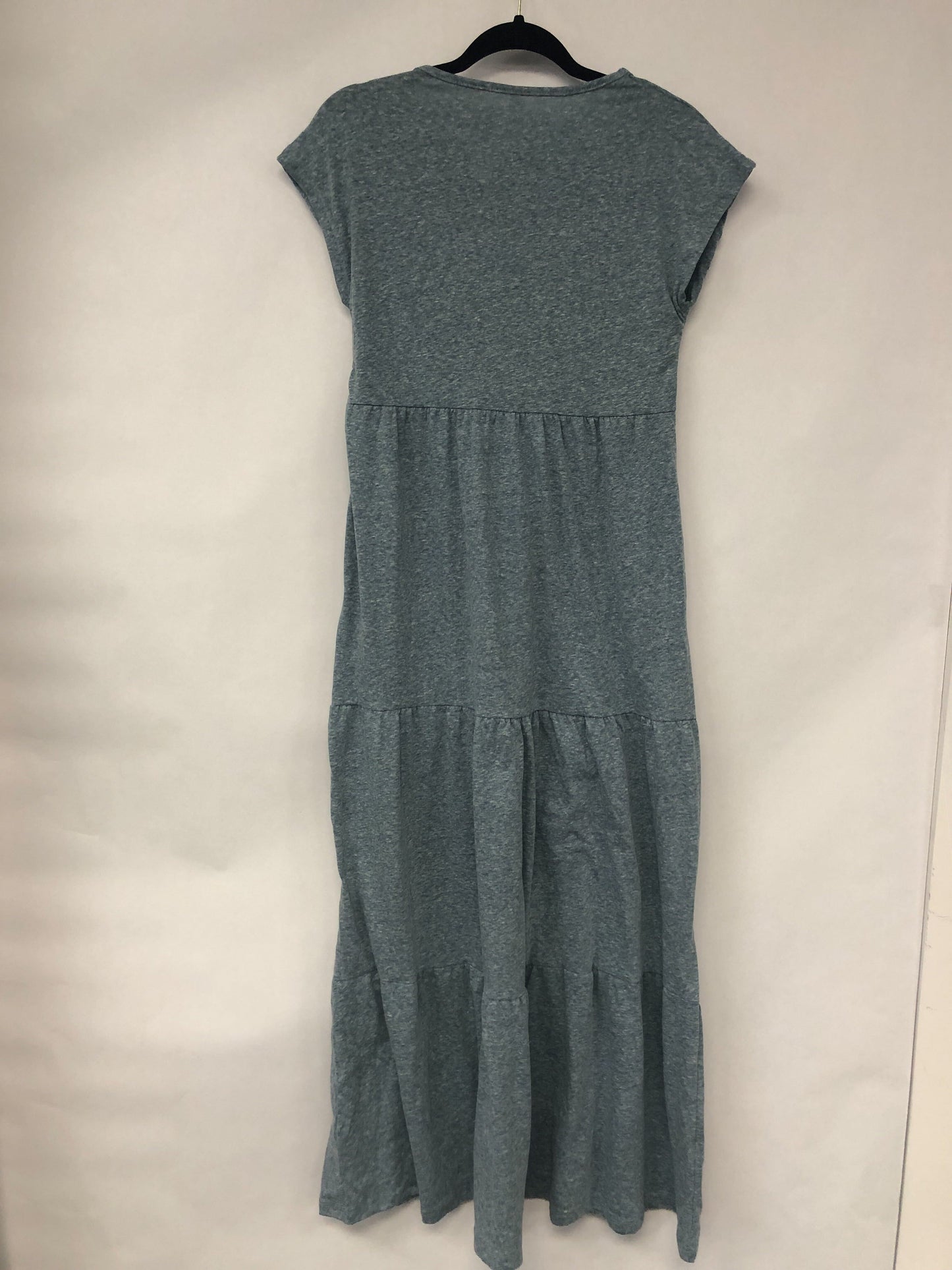 Outlet 6053 - Latched Mama Tiered T-Shirt Maxi Dress - Teal - Extra Small