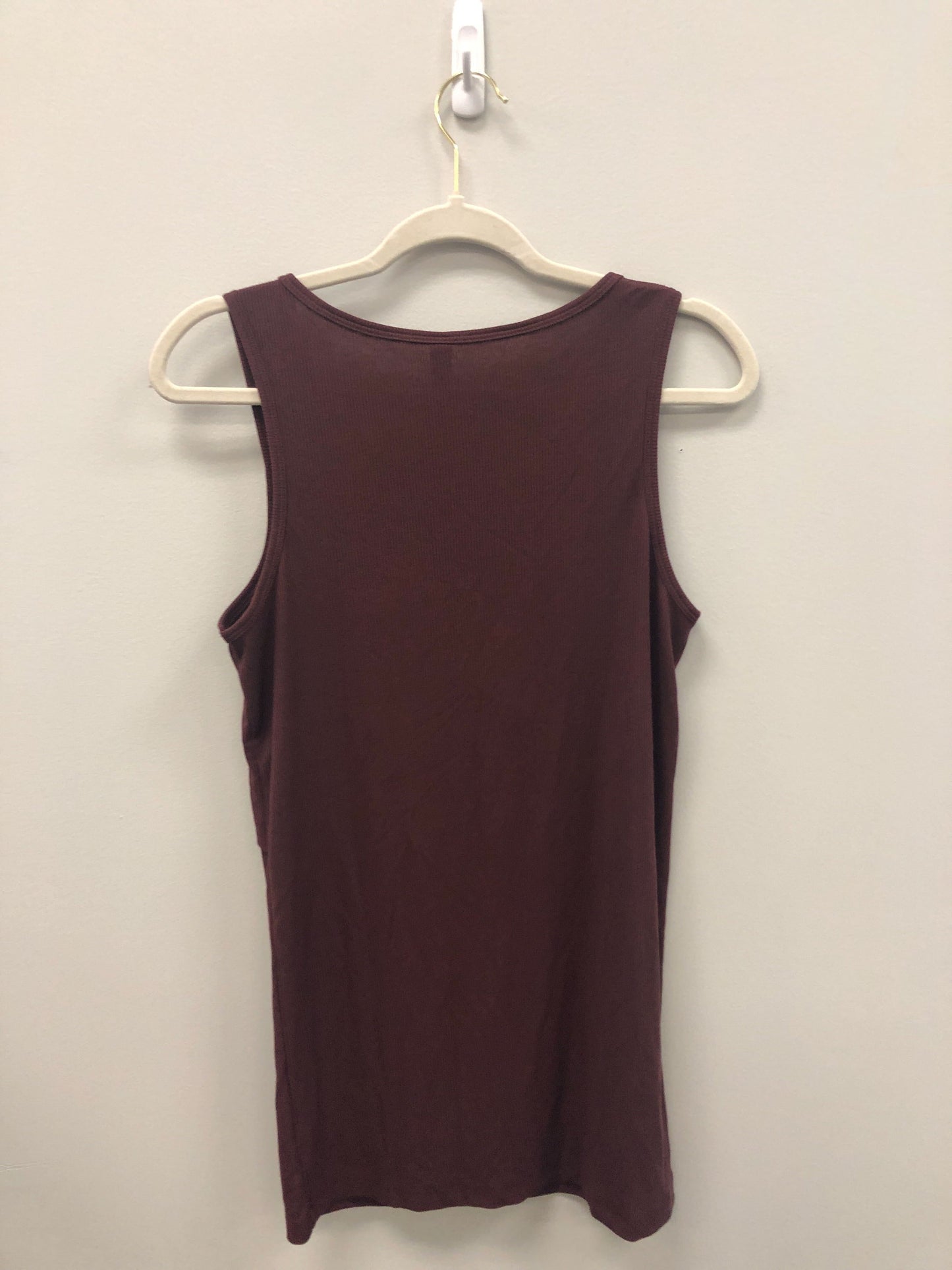 Outlet 5582 - Latched Mama Love Ribbed Nursing Tank - Wine - Medium