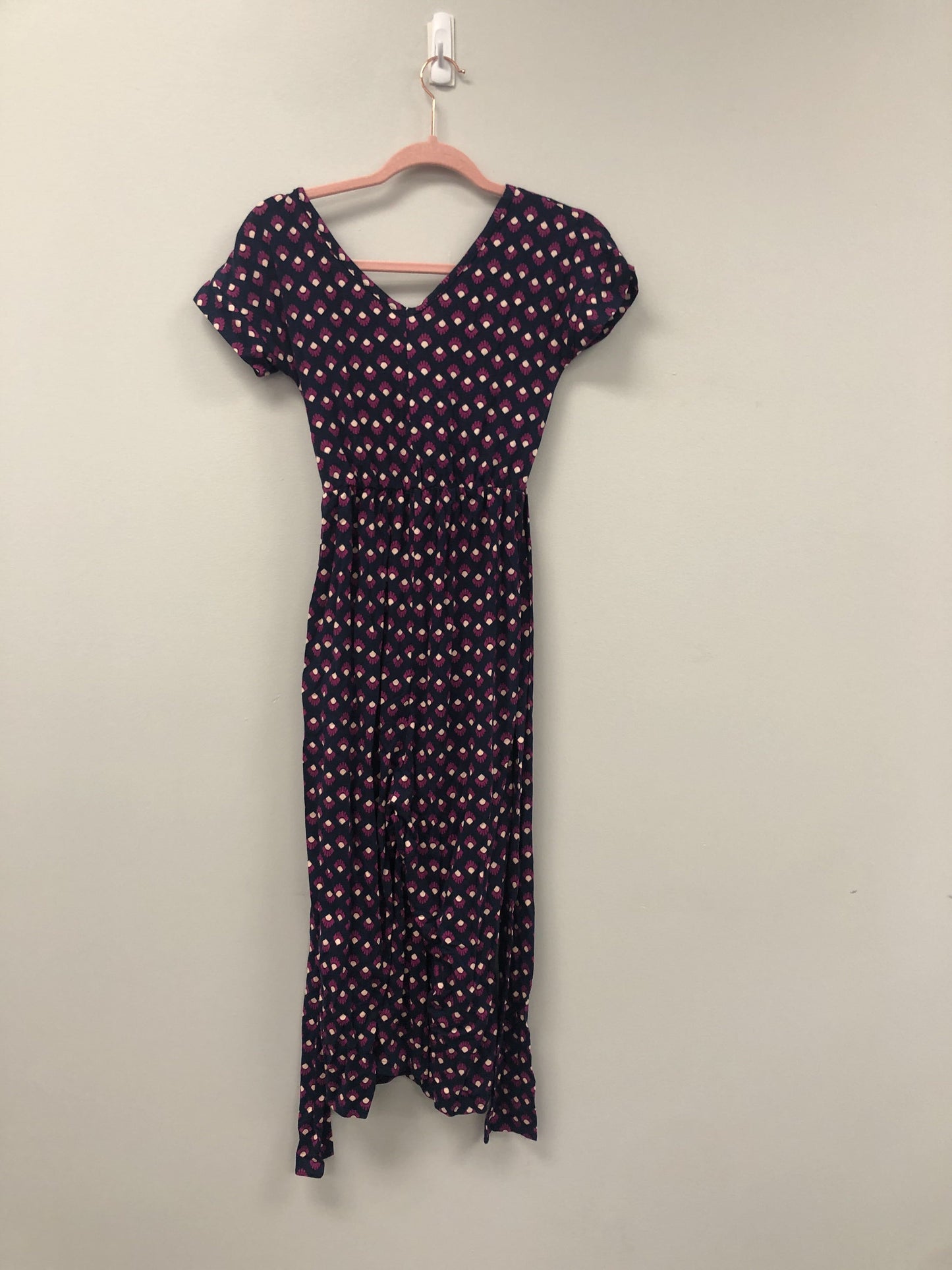 Outlet 5895 - Latched Mama V-Neck Nursing Jumpsuit - Treasure Cove - Extra Extra Small