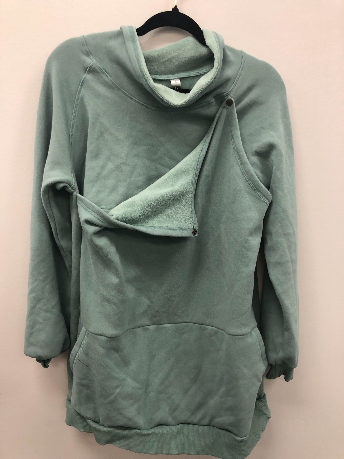 Outlet 5755 - Latched Mama Harbor Snap Nursing Pullover - Seafoam - Extra Large