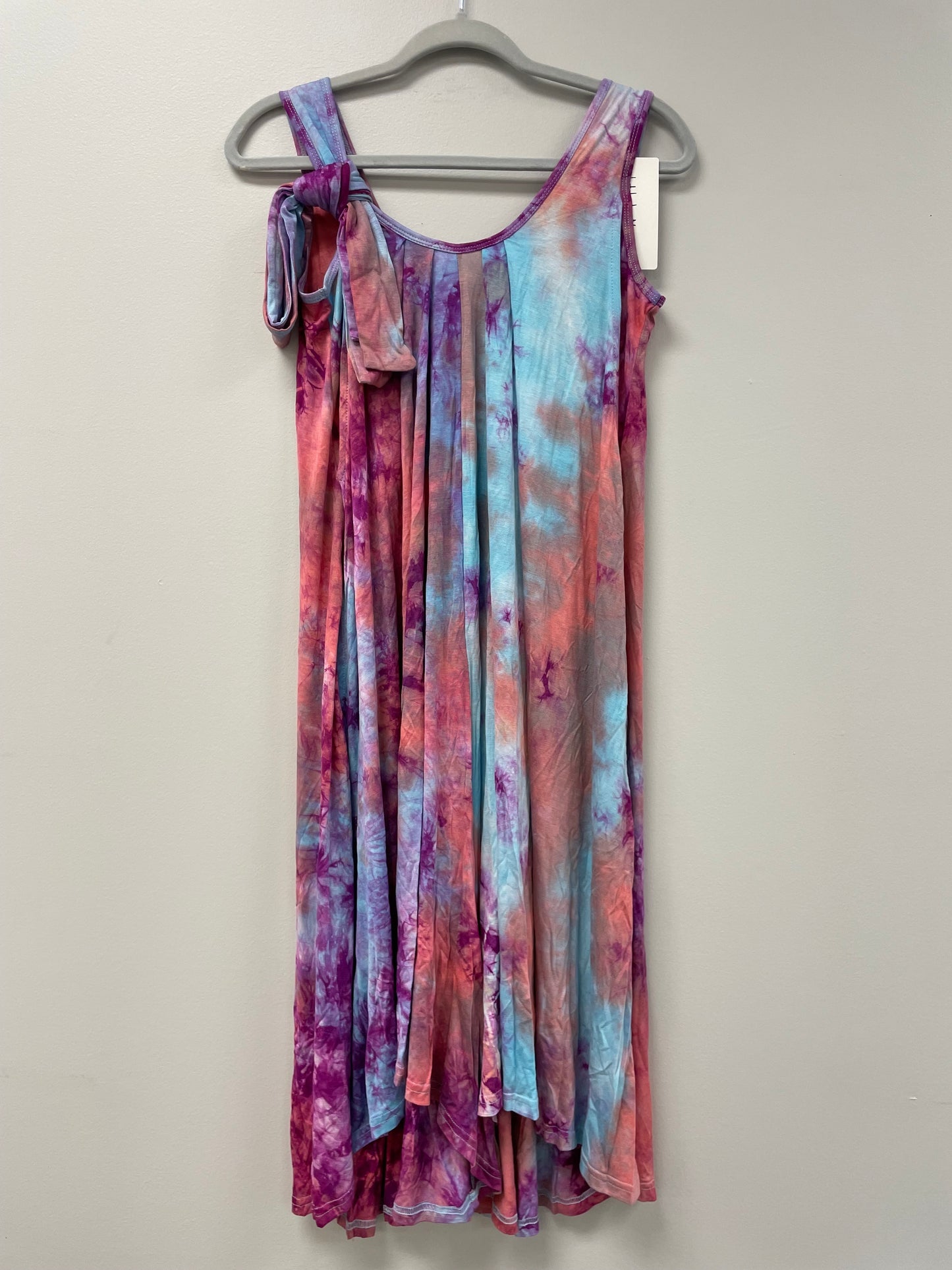 Outlet 5774 - Latched Mama Printed Nursing Romper - Vibrant Sunset - Petite