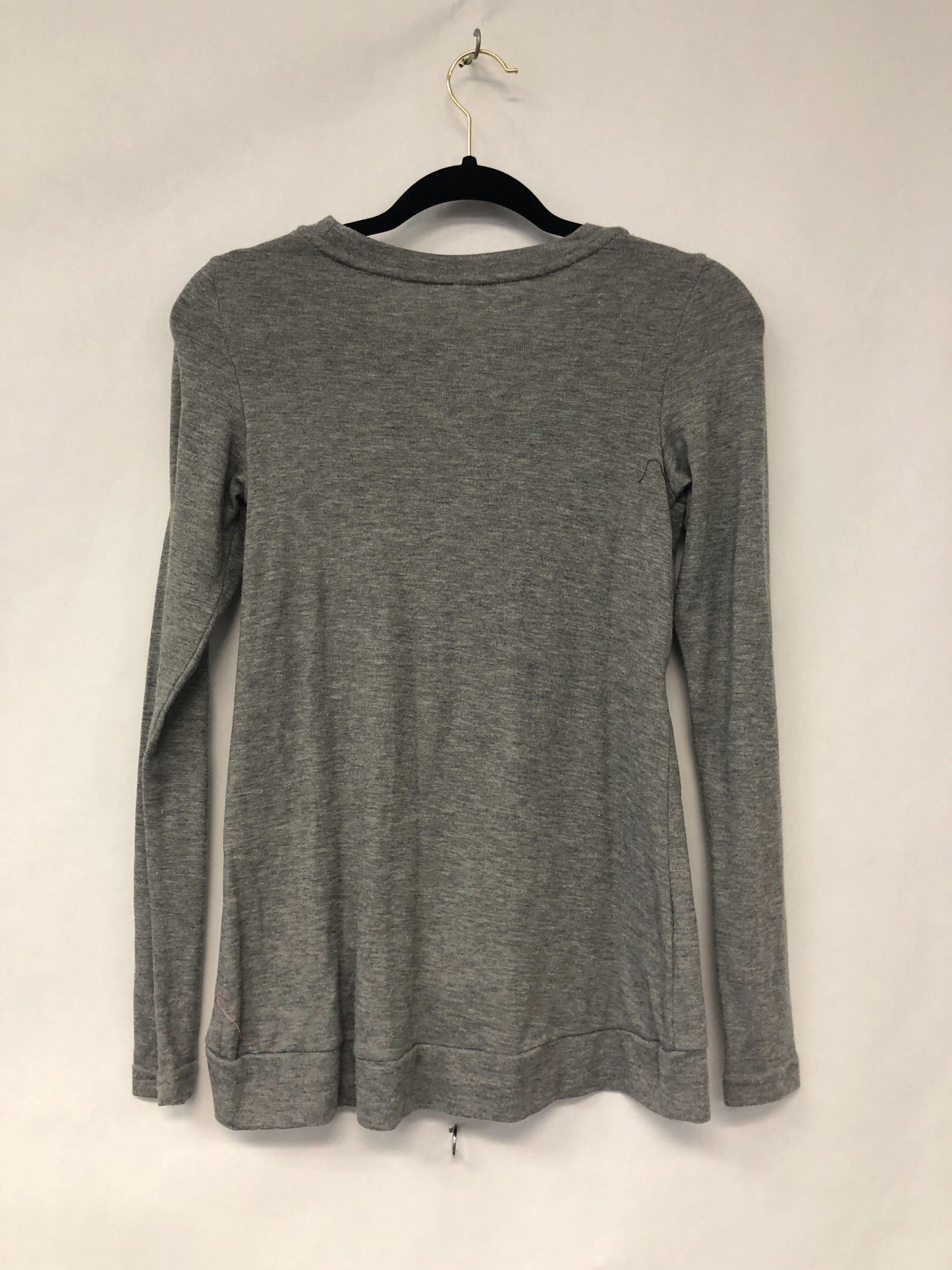 Outlet 6260 - Latched Mama Everyday Nursing Sweater - Heathered Grey - Extra Small