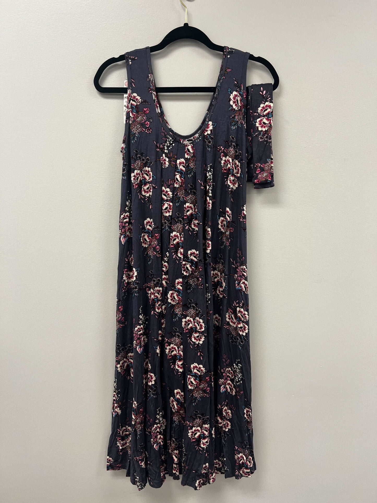 Outlet 5716 - Latched Mama Printed Nursing Romper - Vintage Purple Wildflower - Standard