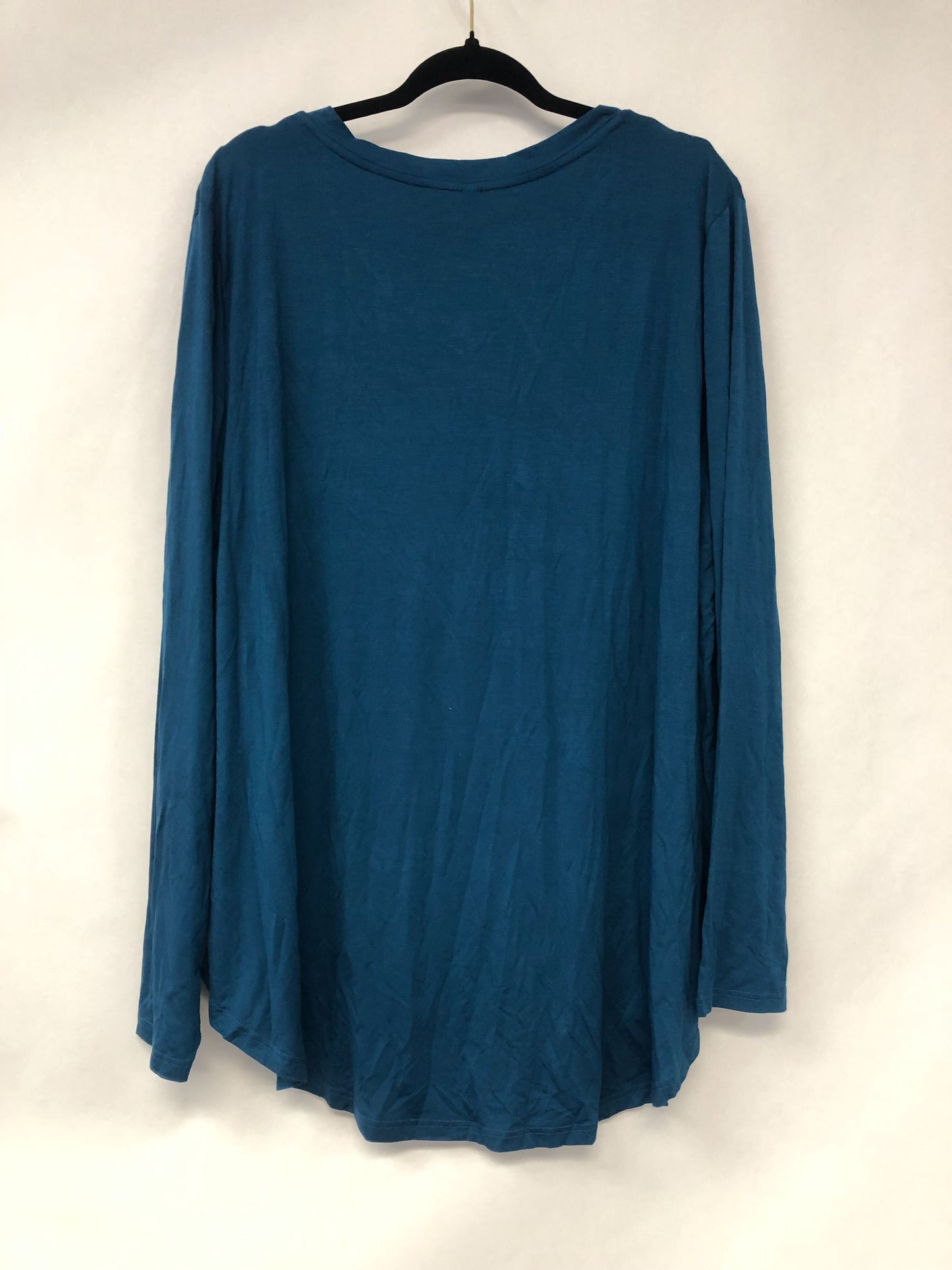 Outlet 6140 - Latched Mama Long Sleeve V-Neck Tee - Prussian Blue - 3X