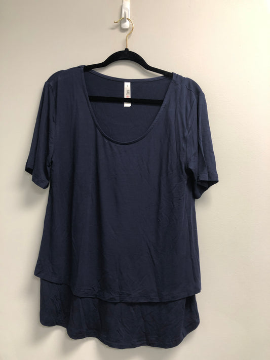 Outlet 6613 - Latched Mama Relaxed Nursing Swing Tee - Navy - Extra Large