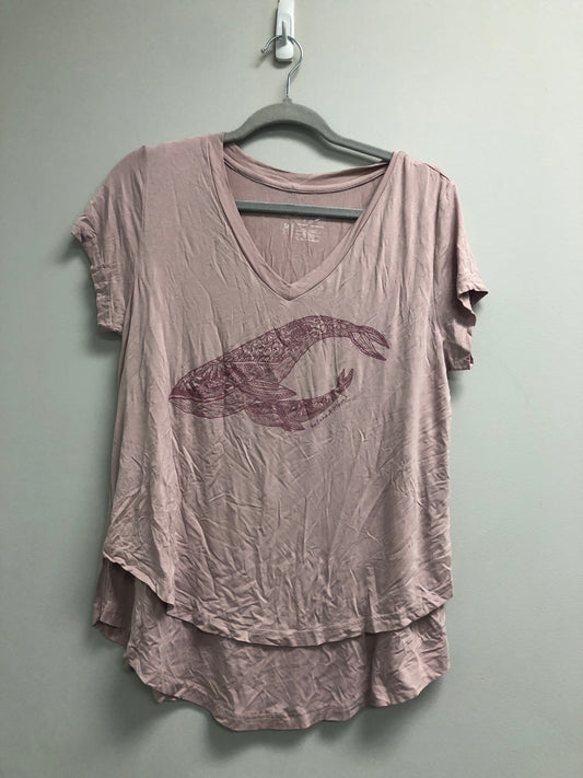 Outlet 6765 - Latched Mama Whimsical Whales Nursing Tee - Lavender Blush - Medium