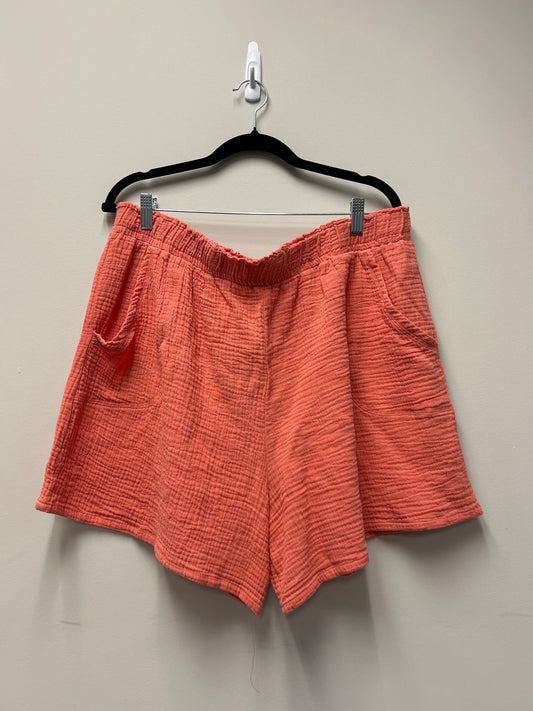 Outlet 7298 - Latched Mama Coastline Cotton Shorts - SUNRISE - 1X