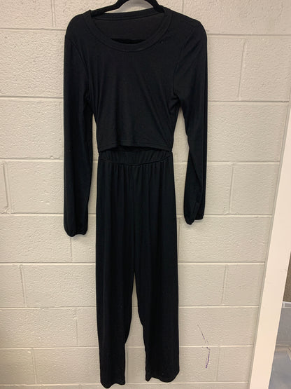 Outlet 7223 - Latched Mama Long Sleeve Ribbed Nursing Jumper - Black - Small