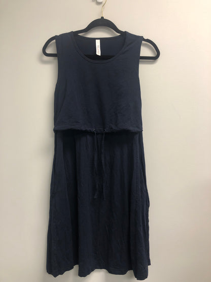 Outlet 7125 - Latched Mama Drawstring Tank Dress 2.0 - Navy - Small