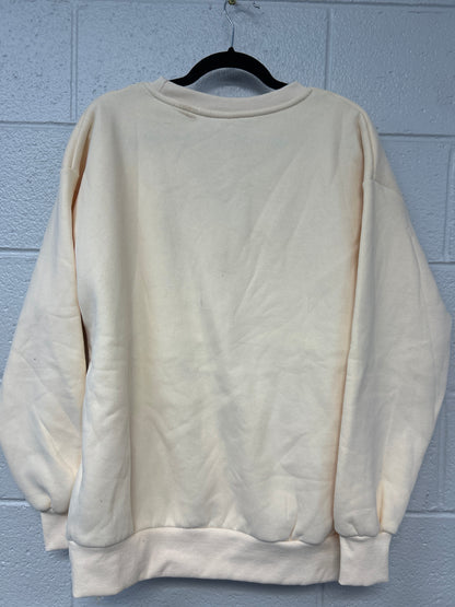 Outlet 7234 - Latched Mama Snuggle-Up Nursing Sweatshirt - Cream - Large