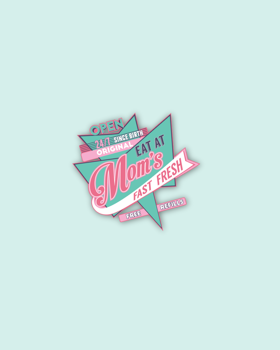 Latched Mama Decal Sticker