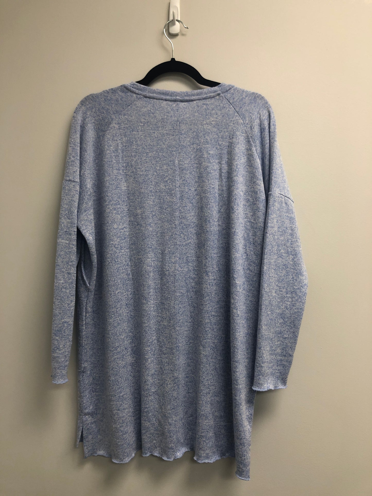 Outlet 6872 - Latched Mama Relaxed Sweater Nursing Tunic - Final Sale - Ice - M/L