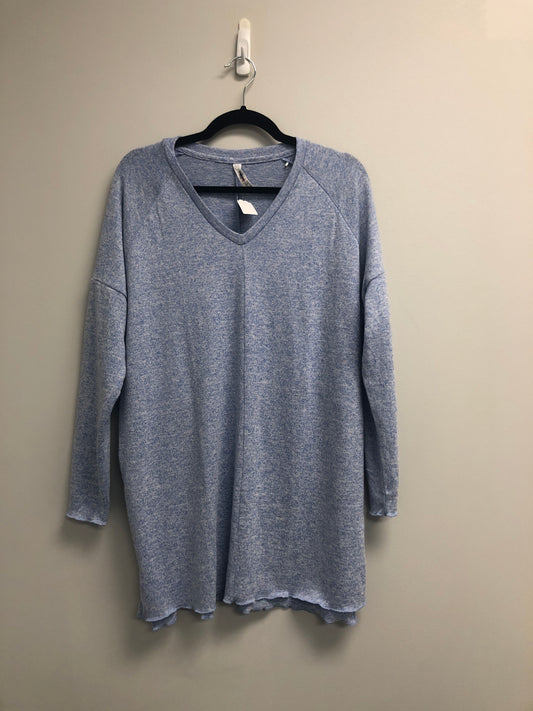 Outlet 6872 - Latched Mama Relaxed Sweater Nursing Tunic - Final Sale - Ice - M/L