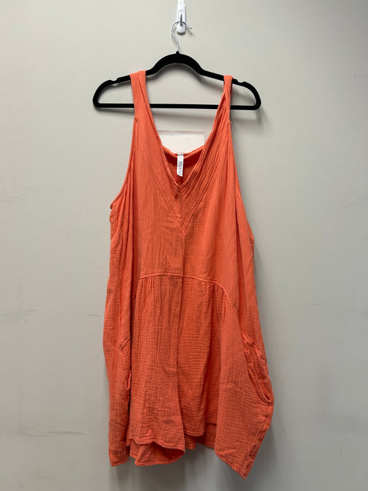 Outlet 7289 - Latched Mama Coastline Nursing Overalls - Final Sale - SUNRISE - 2X