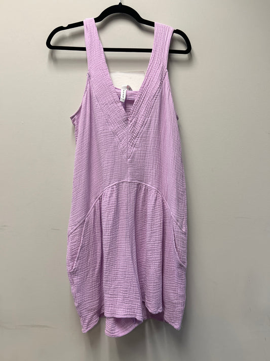 Outlet 7285 - Latched Mama Coastline Nursing Overalls - Final Sale - WISTERIA - Extra Small