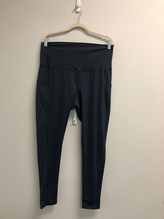 Outlet 6624 - Latched Mama High Waisted Leggings with Side Pocket - Final Sale - Dark Teal - 1X
