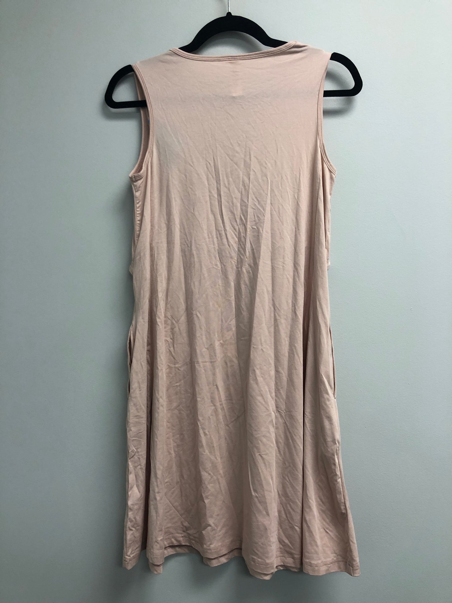 Outlet 6969 - Latched Mama Drawstring Tank Dress 2.0 - Blush - Small