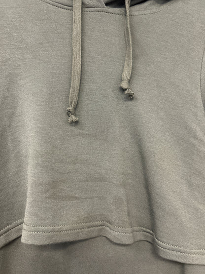 Outlet 7225 - Latched Mama Cloud Nursing Hoodie - HUNTER GREEN - Extra Small