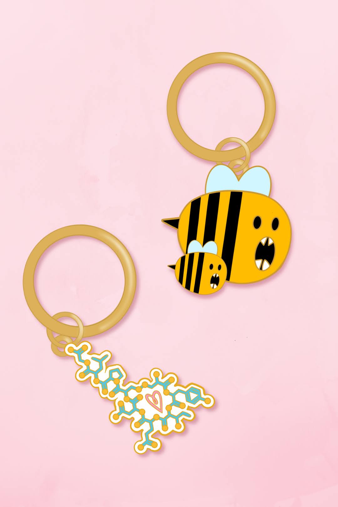 Latched Mama Keychain Set