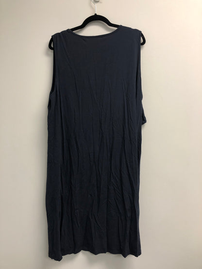 Outlet 7034 - Latched Mama Drawstring Tank Dress 2.0 - Navy - 2X