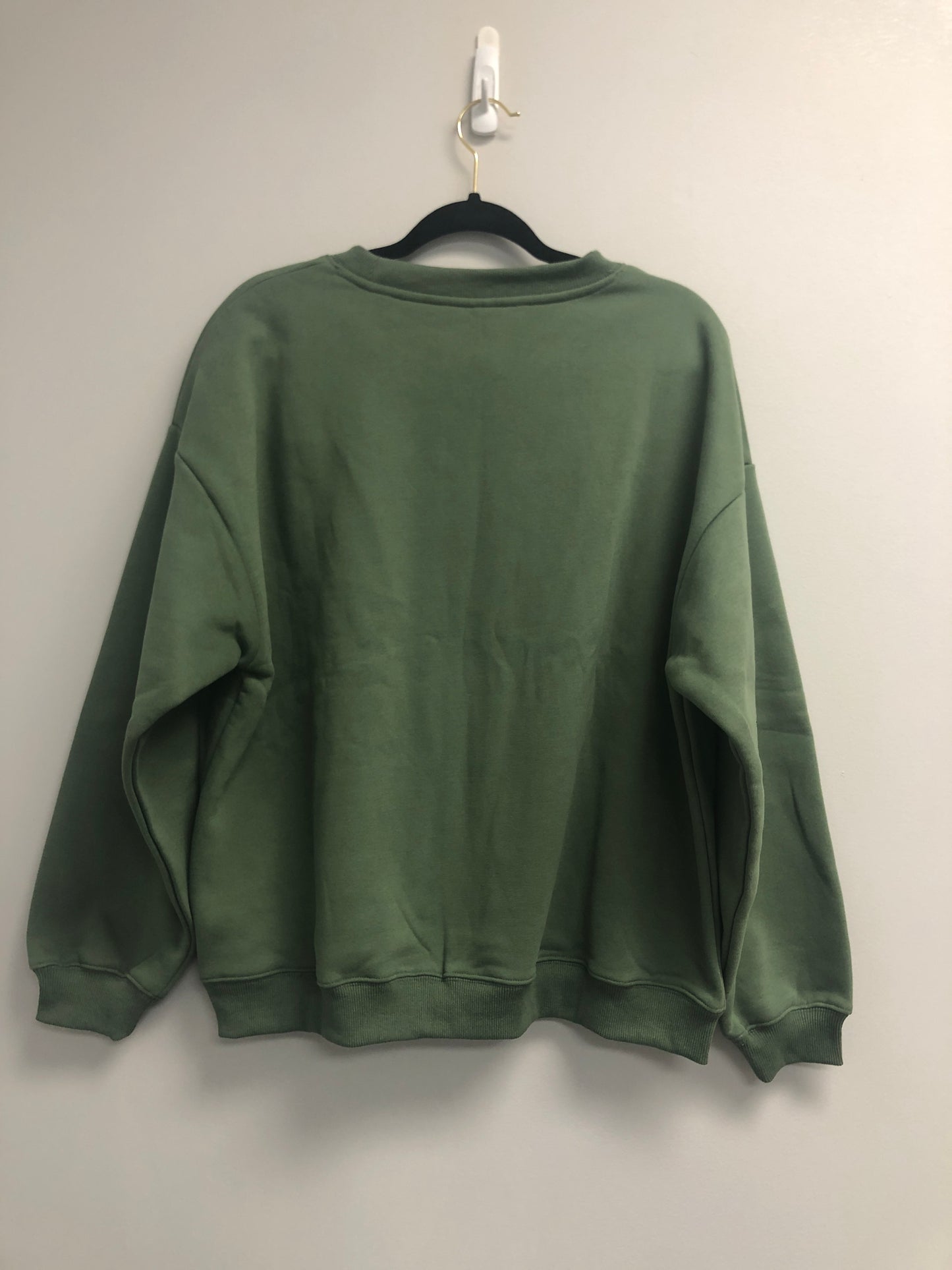 Outlet 6663 - Latched Mama 635 Non-Nursing Crewneck - Green - Extra Large